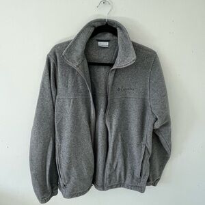 Columbia Men's Zip Up Gray Sweater